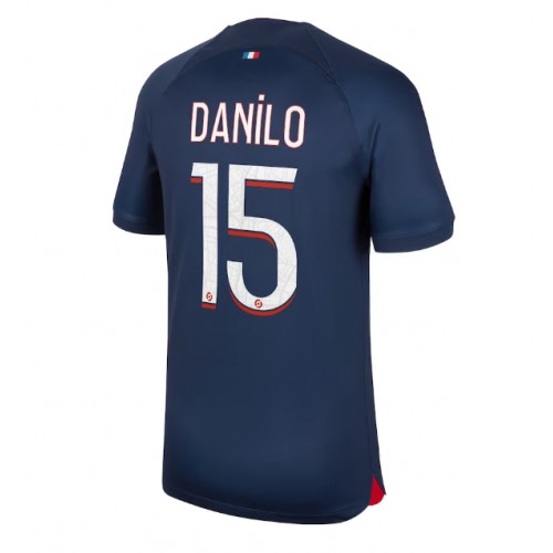 Moški Nogometni dresi Paris Saint-Germain Danilo Pereira #15 Domači 2023-24 Kratek Rokav